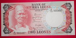 Sierra Leone P-06h 2 Leones 1985