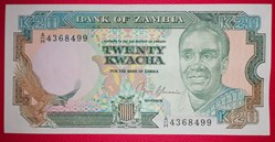 Zambie P-032b 20 Kwacha 1989