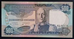Angola P-102 500 escudos 1972
