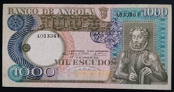 Angola P-108 1000 escudos 1973