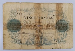 France P-055 20 francs type 1871