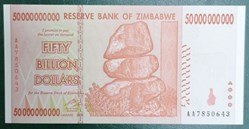 Zimbabwe P-087 50 billion dollars 2008