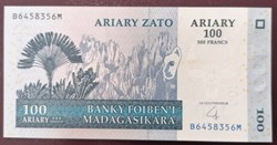 Madagascar P-086b 100 ariary 2004