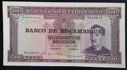 Mozambique P-118a.1 500 escudos mozambicains 1976
