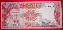 Swaziland P-001 1 Lilangeni 1974