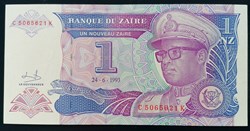Zaïre P-052 1 nouveaux zaïre 1993