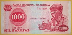 Angola P-117a 1000 Kwanzas 1979