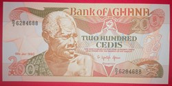 Ghana P-027b.2 200 cedis 1990