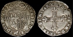 Quart d'écu de Navarre