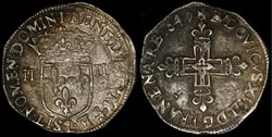 Quart d'écu au marteau