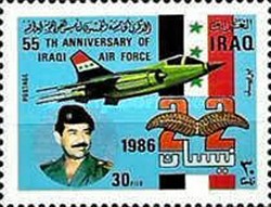 President Saddam Hussein, combat aircraft
