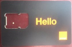 Orange SIM Card