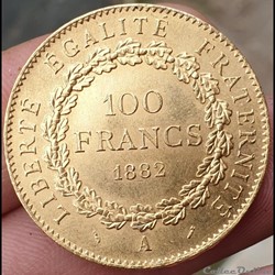 100 francs Genie 1882 A