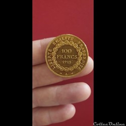 100 francs Genie 1912 A