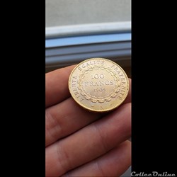 100 francs Genie 1909 A