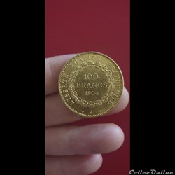 100 francs Genie 1904 A