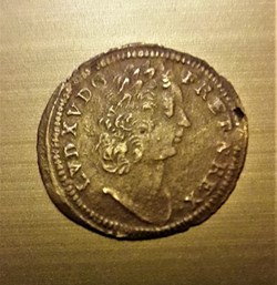 Louis XV – Jeton de compte - Avers : LVD . XV . D . G . FR . ET . NAV . REX Revers : RECH PFE MICHA