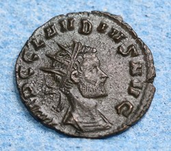 CLAUDE II le Gothique Antoninien Avers : IMP C CLAUDIUS AVG Revers : PM TR P II COS P P
