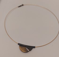 Halsband guld och silver