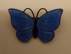 Fjärilsbrosch emalj