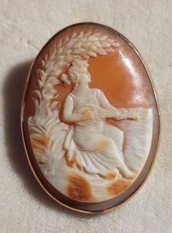 Brosch camé, modern