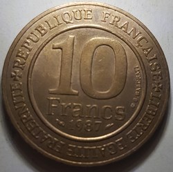 10 francs Millénaire capétien France 1987