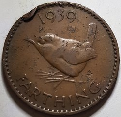 1 farthing George VI Royaume-Uni 1939