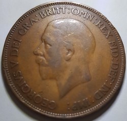 1 penny George V Royaume-Uni 1919 1931 1921 1917 1928 1929