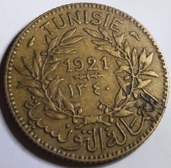 1 franc chambre de commerce Tunisie 1921 1945