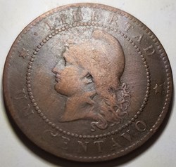 1 centavo Argentine 1884