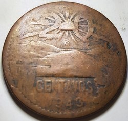 20 centavos Mexique 1943