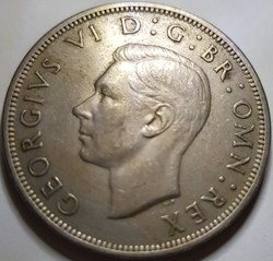 ½ couronne George VI 1948 Royaume-Uni