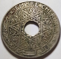 25 centimes Youssef 1921 Maroc