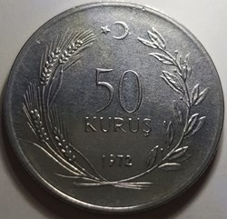 50 kuruş Turquie 1972