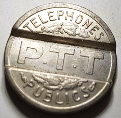 Jeton téléphonique telic PTT France 1937