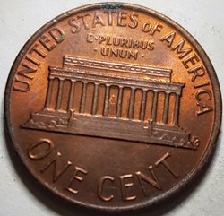 1 cent "Lincoln Memorial Penny" 1964 -> 1972