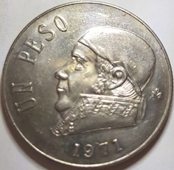 1 peso 1971 Mexique
