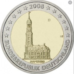 2 Euros Allemagne 2008-Hambourg