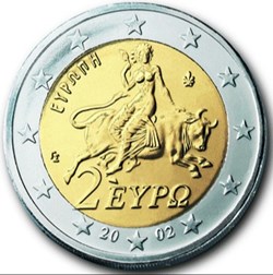 2 Euros Grèce 2002