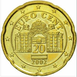 20 Cent Autriche 2002