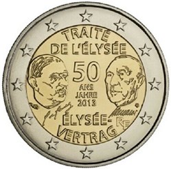 2 Euros France 2013-Traîté de l'Elysée
