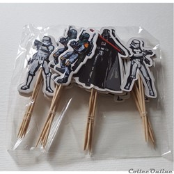 2015 - 24 Cup Cake Piques Star Wars