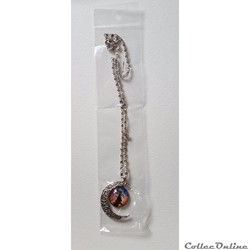 2015 - Star Wars croissant de lune collier pendentif cabochon en verre lv-9