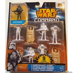 2014 - Star Wars Command - Hasbro - Attaque sandtrooper - 9 Figurines