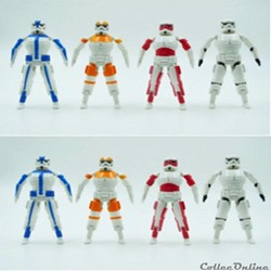 2016 - Star Wars - 4 pcs action figures Toy Clone Trooper Red Guard Stormtrooper
