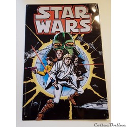 2010 - Editions Atlas - Plaque métal en relief Star Wars