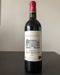 Vin de Bordeaux. Grand Cru Saint-Emilion. Château Vieux Rivallon, 1998