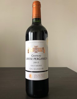 Cru bourgeois. Haut-Médoc. Château Larose Perganson, 2012.