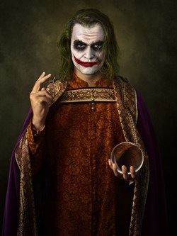 Photographie encadrée "Joker, le Salvator mundi" de Travis Durden. Tirage signé et numéroté.