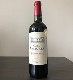 Vin de Bordeaux. Château Armurey. Appellation contrôlée, 2018
